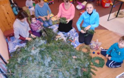 Tvoření adventních věnců