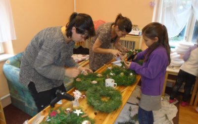 Tvoření adventních věnců